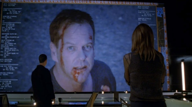 Jack Bauer Chloe goodbye giant screen 24