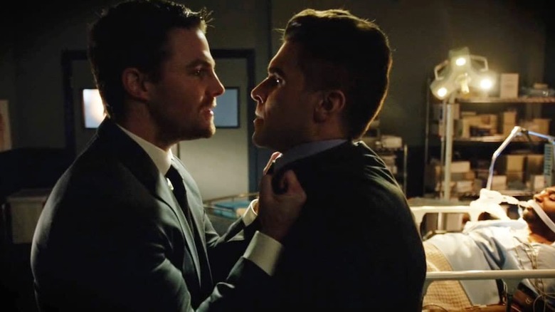 Arrow's Oliver confronts Adrian Chase