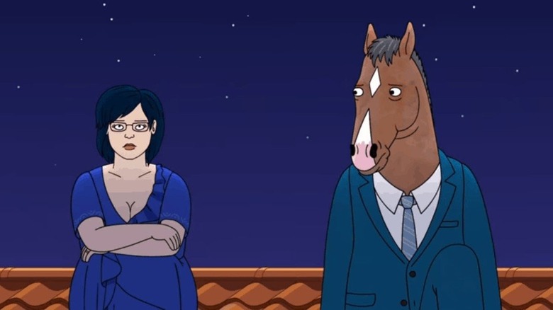 BoJack sitting with Diane