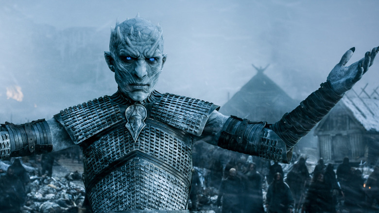 Night King raising arms Game of Thrones