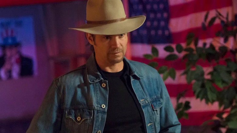 Timothy Olyphant as Raylan Givens in Justified