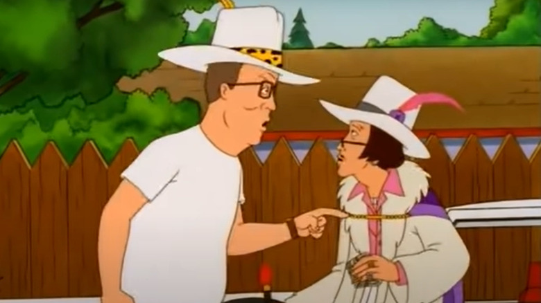 Hank confronting pimp