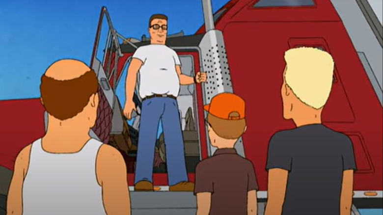 Hank in big rig