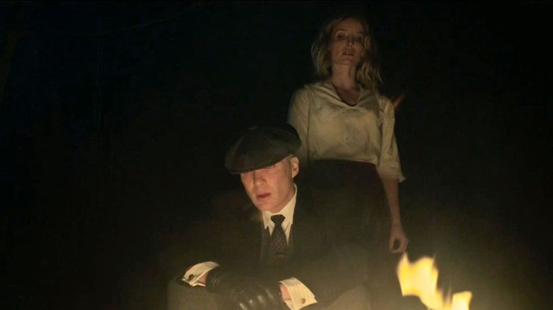 Cillian Murphy's Tommy Shelby with Annabelle Wallis' Grace on Peaky Blinders