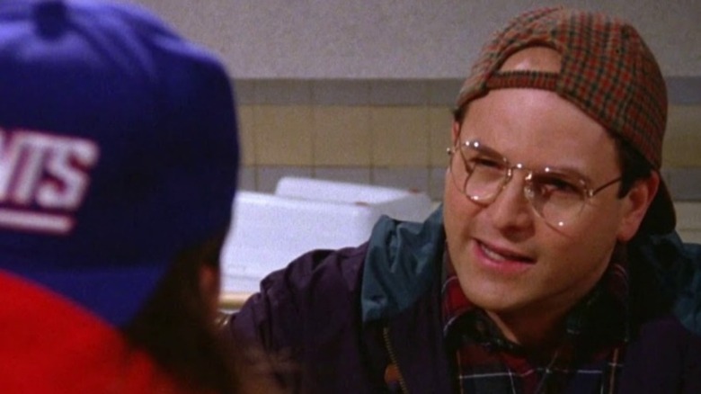 George Costanza hat backwards