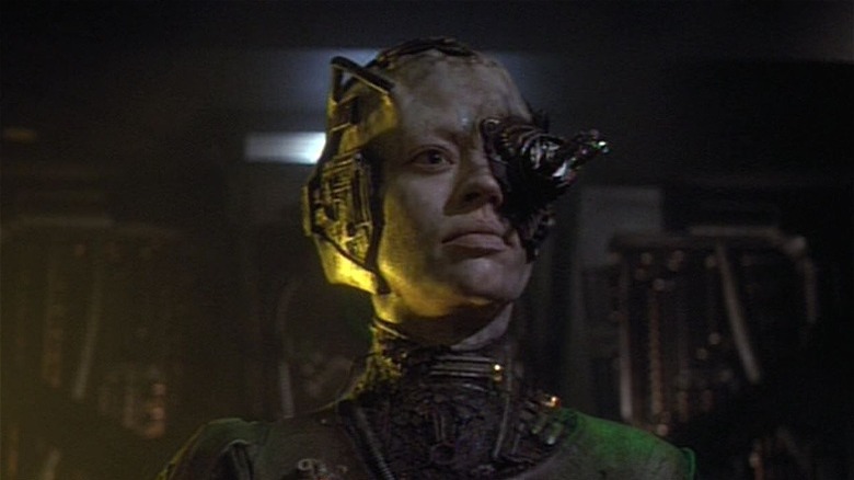 Seven of Nine as a Borg