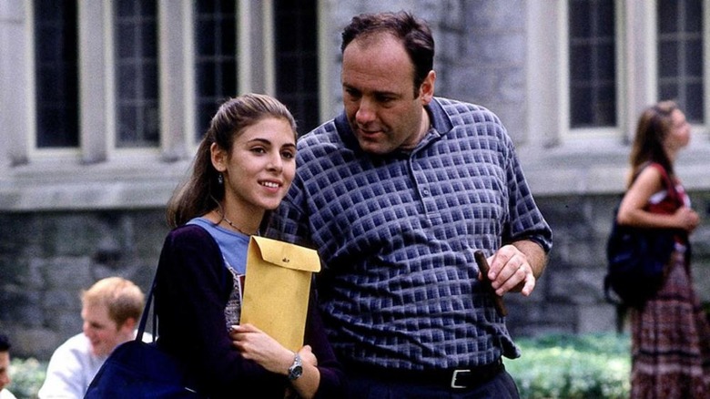 Tony and Meadow on campus The Sopranos