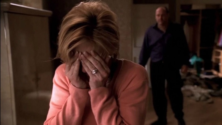 Carmela crying in The Sopranos