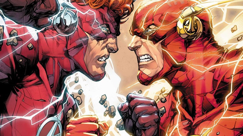 Flash Barry Allen Wally West art