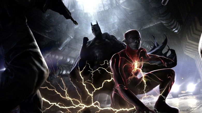 The Flash movie Batman concept art