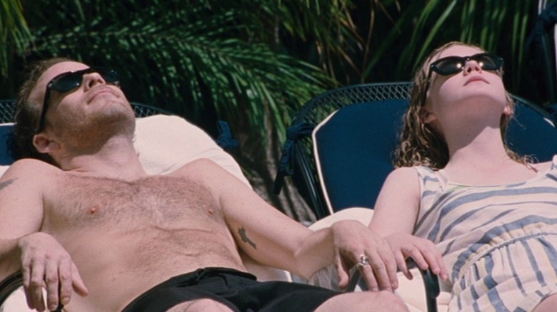 Stephen Dorff Elle Fanning sunbathing