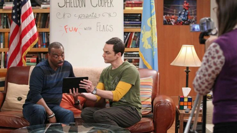 Levar Burton Fun with Flags with Sheldon Big Bang Theory