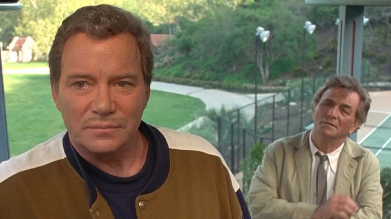 William Shatner and Peter Falk on Columbo