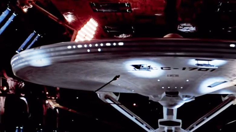 The Enterprise docks