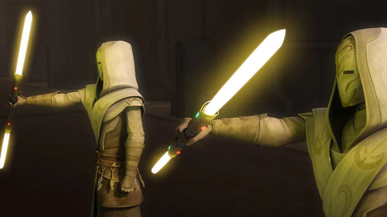 Jedi Guards fighting