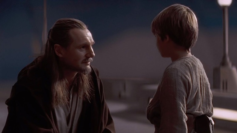 Qui-Gon and Anakin in Star Wars: The Phantom Menace