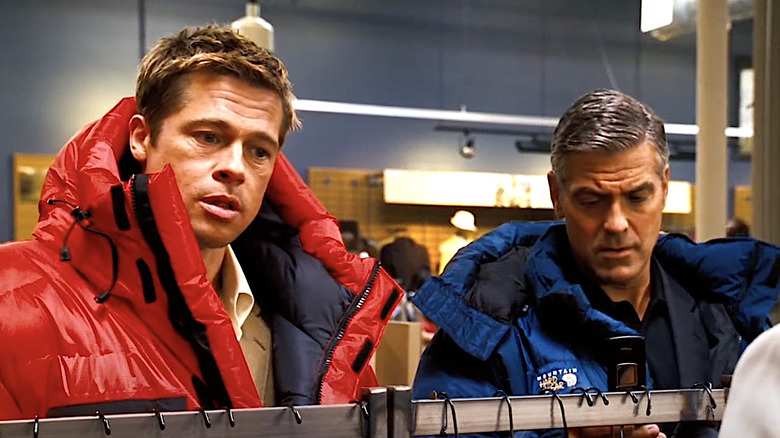 Brad Pitt and George Clooney plan a heist in Ocean's Thirteen