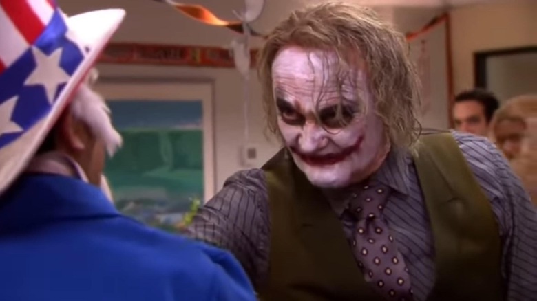 Creed dressed as the Joker