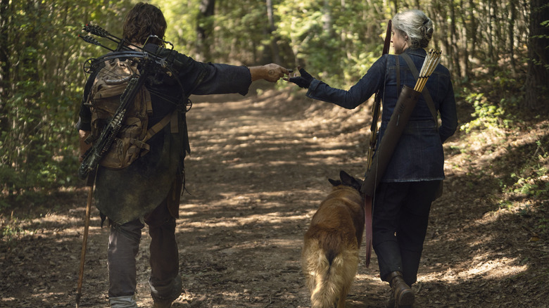 Carol and Daryl go for a walk