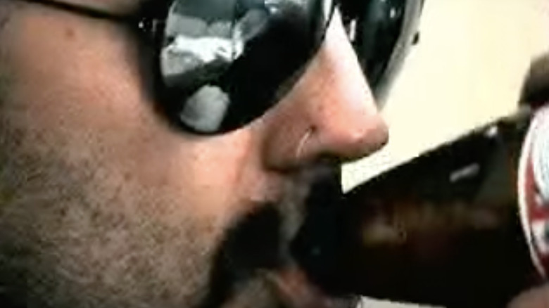 GG Allin drinking a beer