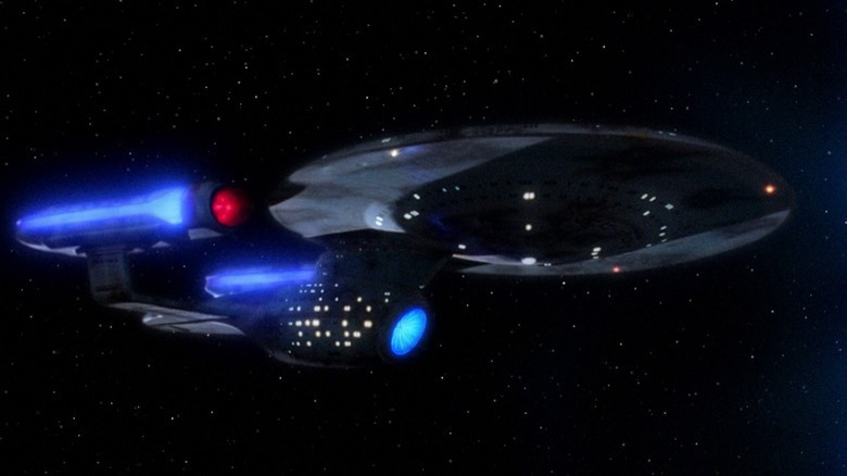 The Ambassador-class starship USS Enterprise NCC-1701-C as depicted in the "Yesterday's Enterprise" episode of "Star Trek: The Next Generation".