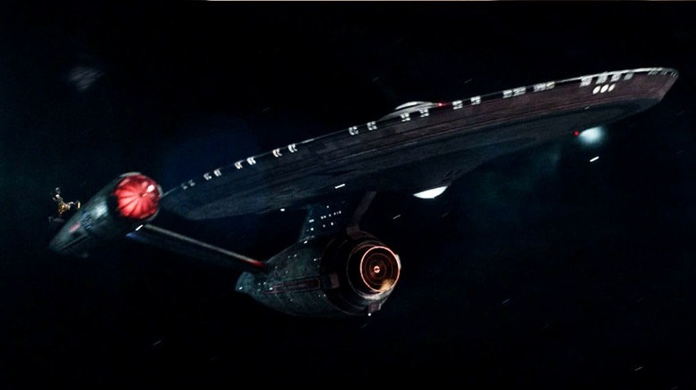 The starship USS Enterprise NCC-1701 as depicted in the 