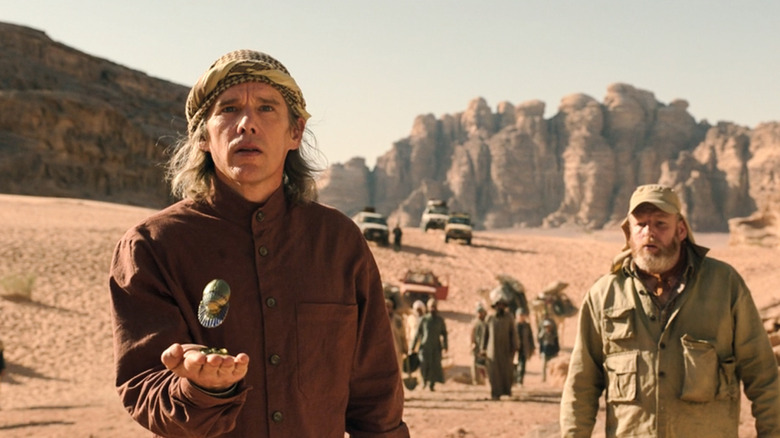 Arthur Harrow and his minions comb the desert for Ammit's tomb