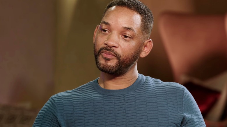 Will Smith looking sad