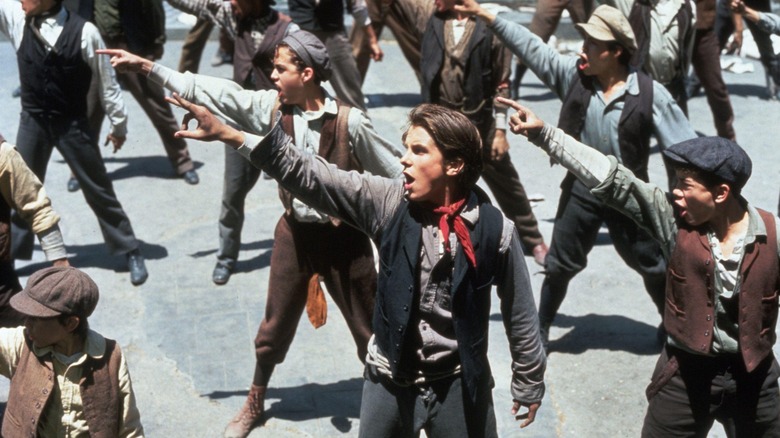 Christian Bale in Newsies