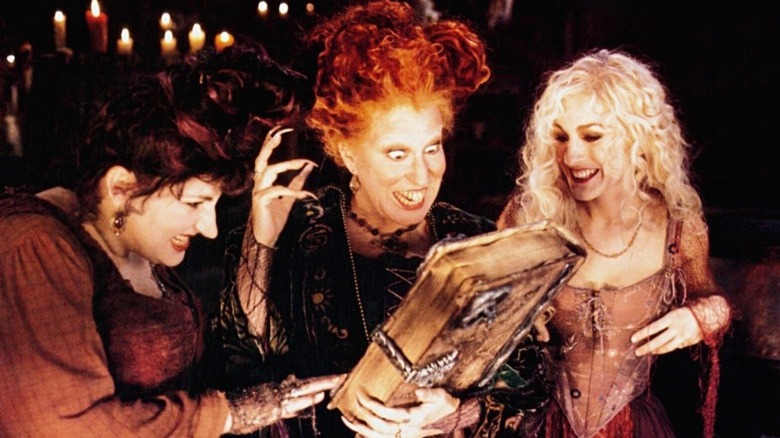 Winifred Sanderson and her spellbook