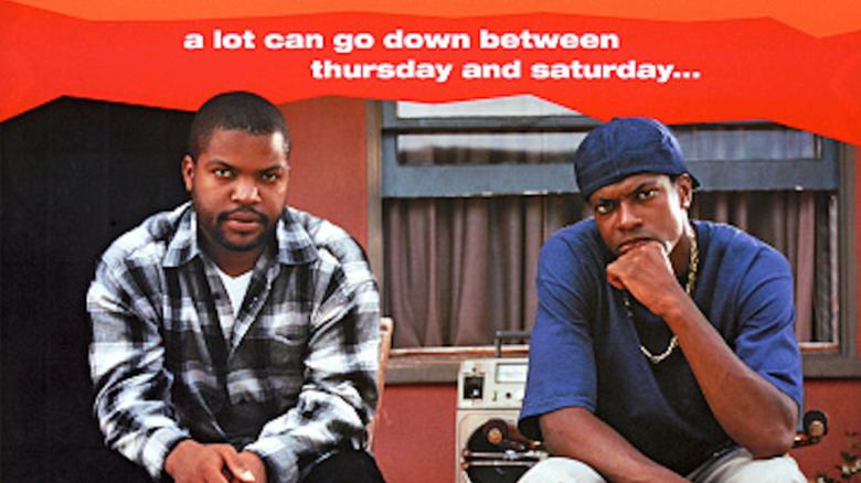 Ice Cube as Craig Jones and Chris Tucker as Smokey in "Friday"