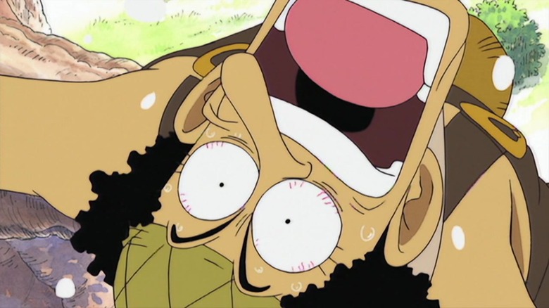 One Piece Usopp yells