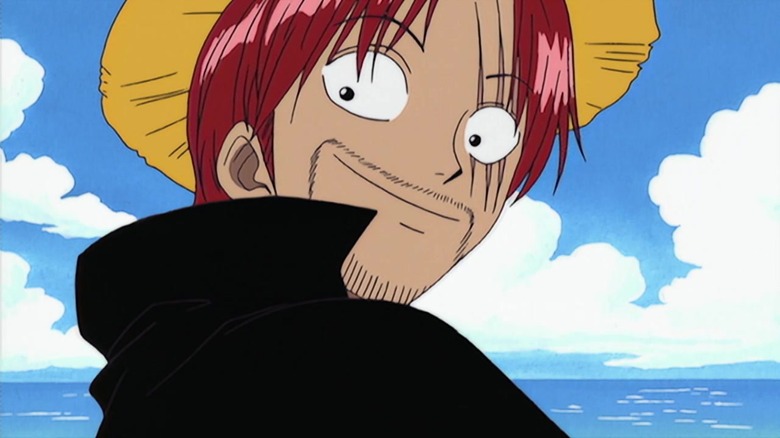 One Piece Shanks smiles