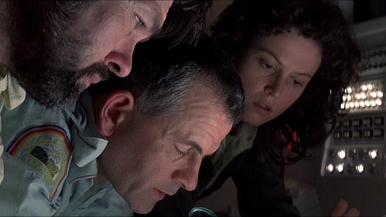 Nostromo Crew at Control Board