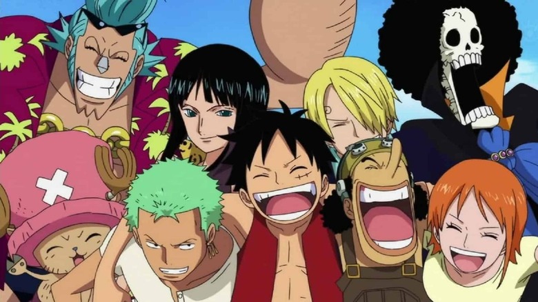 The characters of One Piece