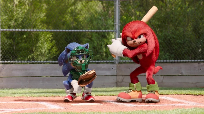sonic the hedgehog 2 baseball knuckles and sonic