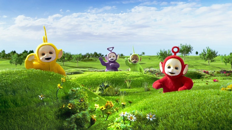 Laa-Laa, Tinky Winky, Dipsy, and Po in Teletubbies