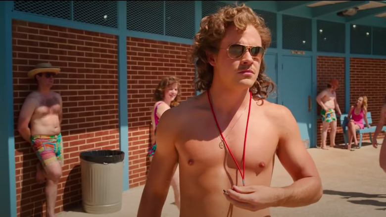 Billy reporting for lifeguard duty in "Stranger Things" season 3