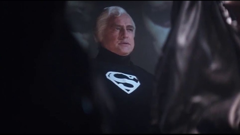 Superman 1978 brando in black suit