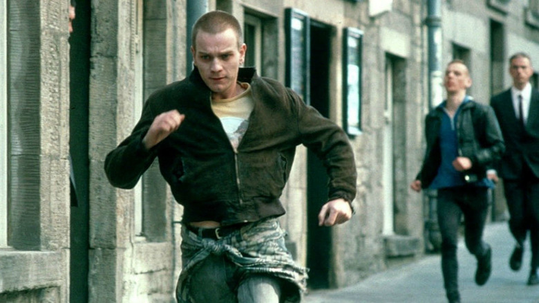 Trainspotting opening scene