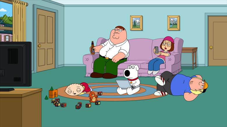 Sala de estar de Family Guy Griffins 