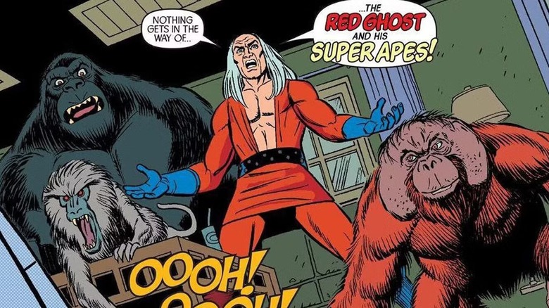 Red Ghost accompanied by his Super-Apes