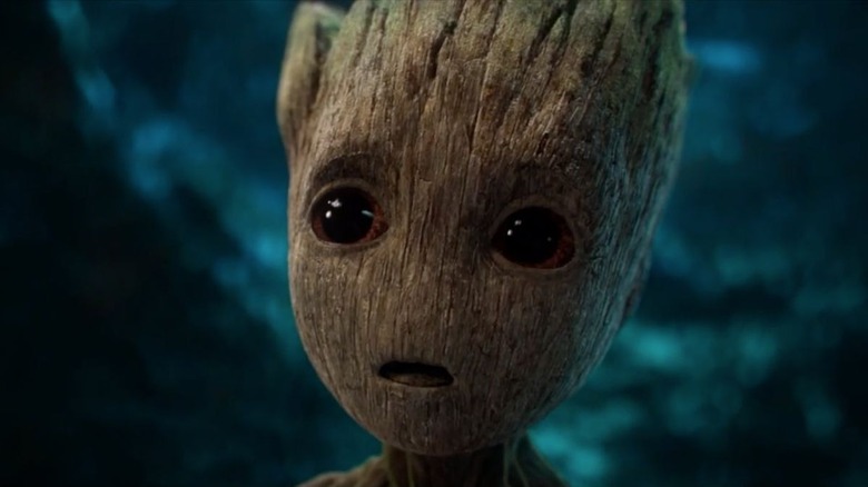 Groot looks on in awe in "Guardians of the Galaxy Vol 2"