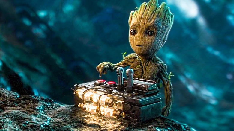 Groot tries to listen to instructions in "Guardians of the Galaxy Vol. 2"