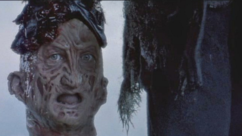 Freddy Krueger (Robert Englund) loses his head in Freddy vs. Jason (2003)