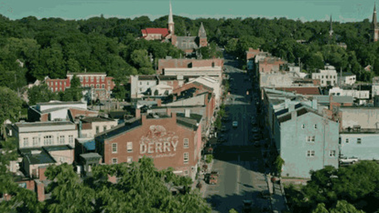 The fictional Maine town of Derry in It (2017)