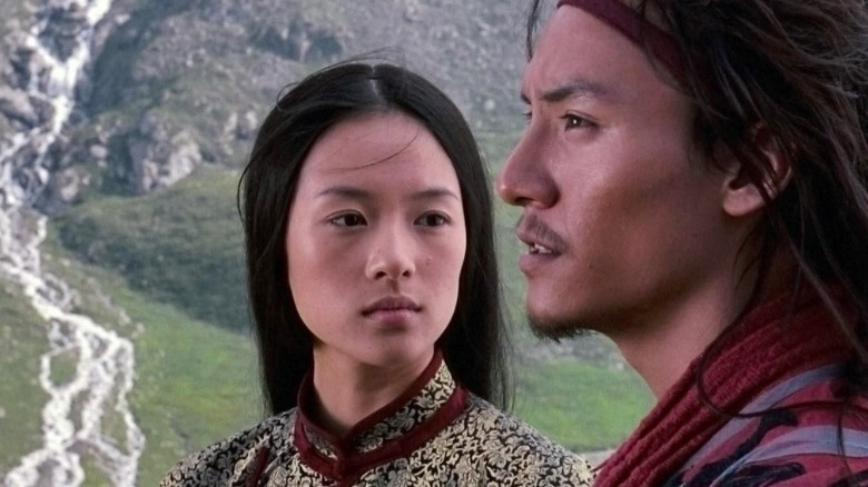 Zhang Ziyi and Chang Chen in Crouching Tiger, Hidden Dragon