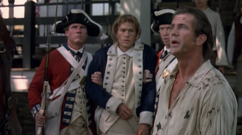 Mel Gibson and Heath Ledger in The Patriot