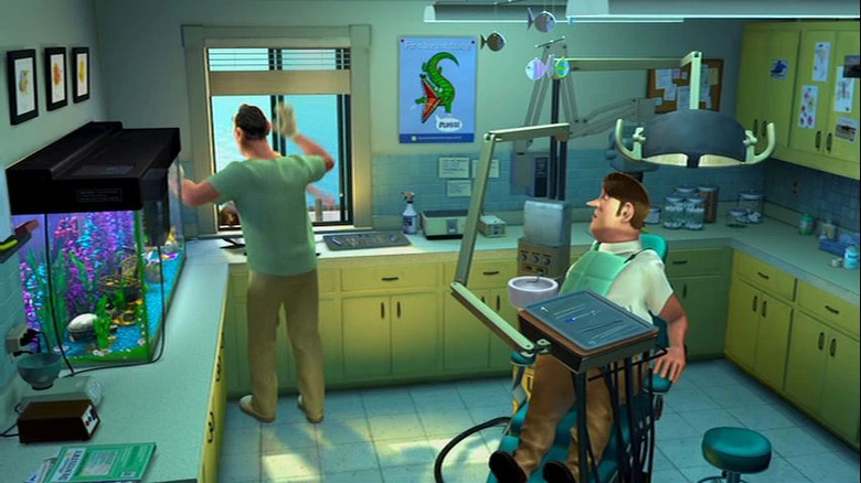 The Dentist Office in Finding Nemo