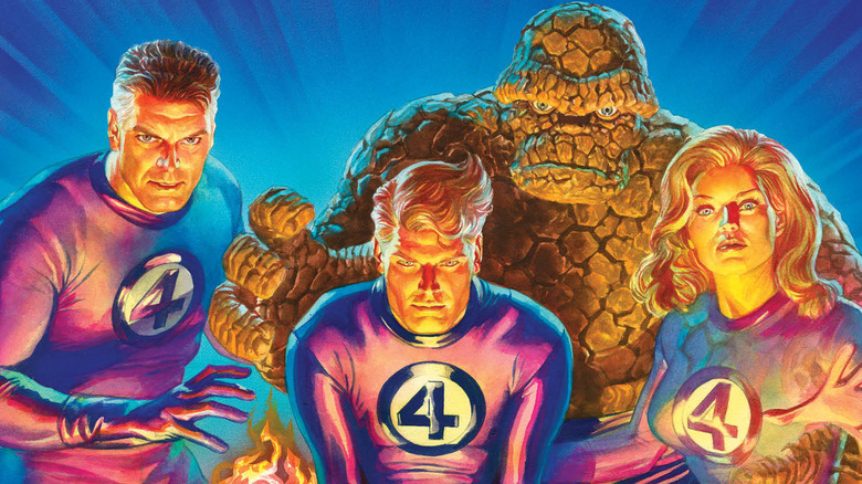 Fantastic Four Alex Ross cover art 